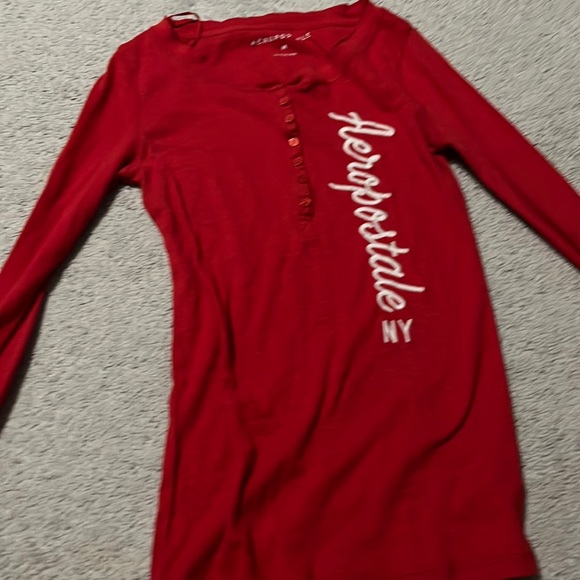Red long sleeve shirt - Picture 1 of 1